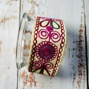 🎁Pink Boho Velcro Bracelet